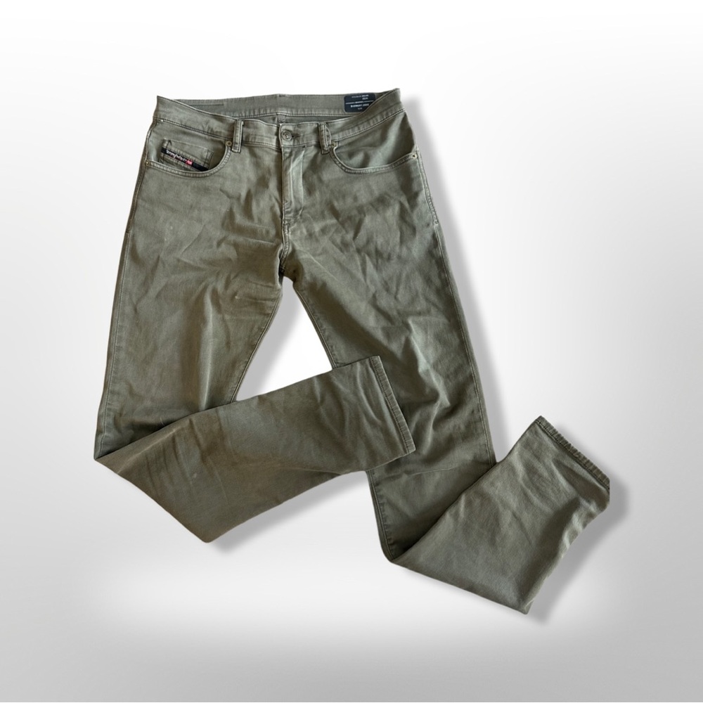 Diesel Slim Stretch Jogg Jeans - D-Strukt 0670M 32W Army Green